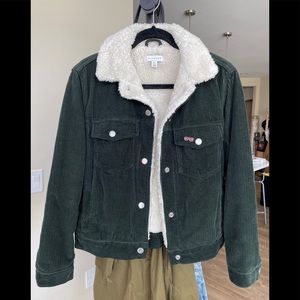 Topshop sherpa lined jacket